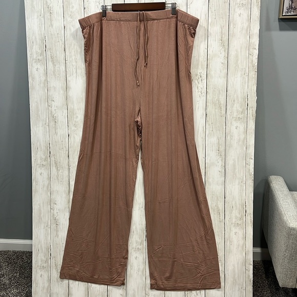 SKIMS Soft Lounge Sleep Pajama Pants Bottoms Rose Clay Size 3XL Drawstring - Picture 1 of 5